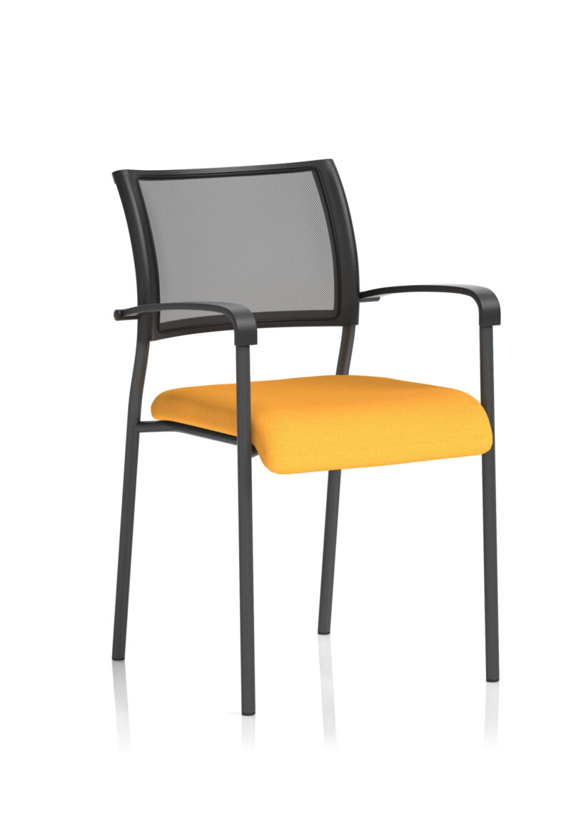 Brunswick Medium Back Stacking Visitor Office Chair - Image 37