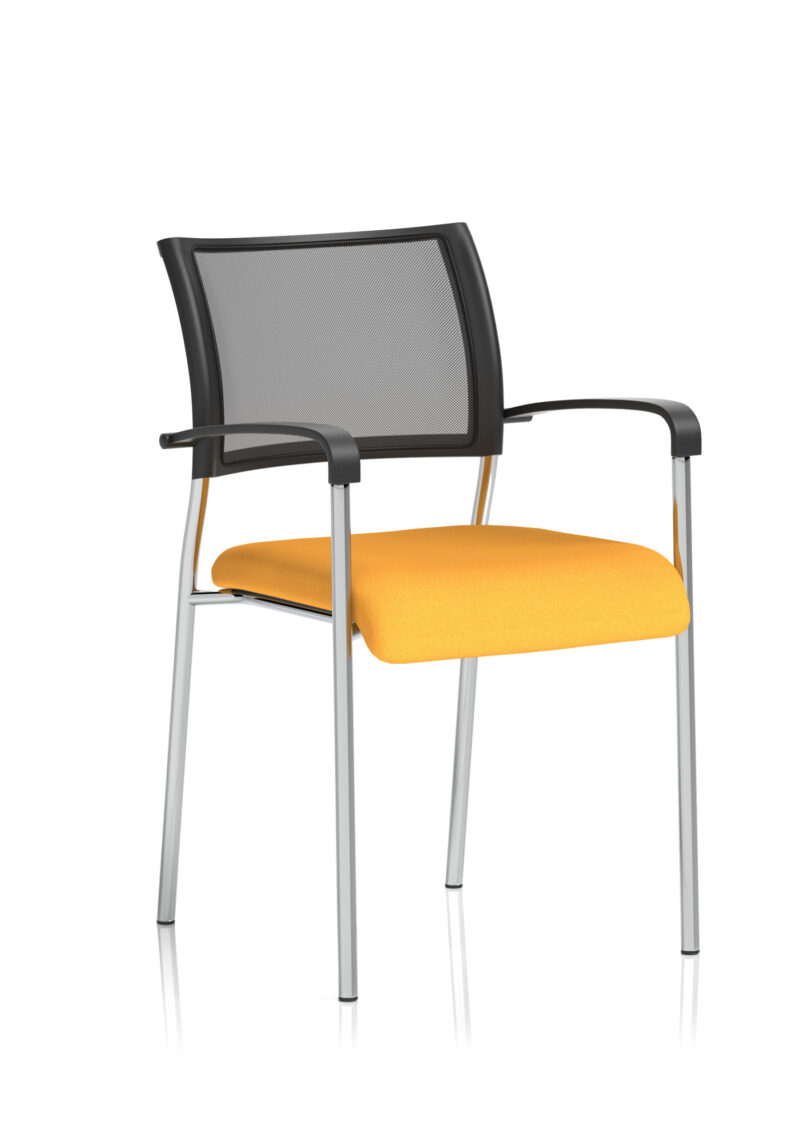 Brunswick Medium Back Stacking Visitor Office Chair - Image 45