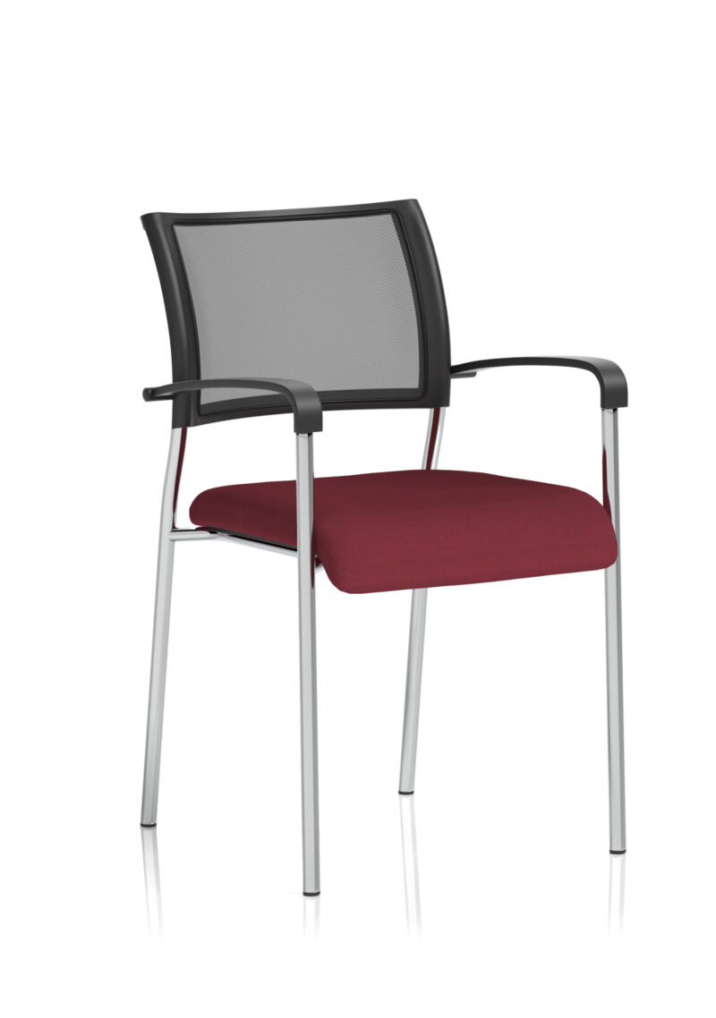 Brunswick Medium Back Stacking Visitor Office Chair - Image 46