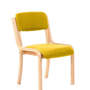 Madrid Wooden Frame Visitor Chair with Arms - Image 15