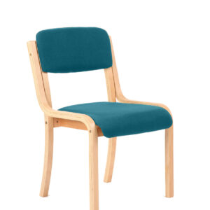 Madrid Wooden Frame Visitor Chair with Arms - Image 17