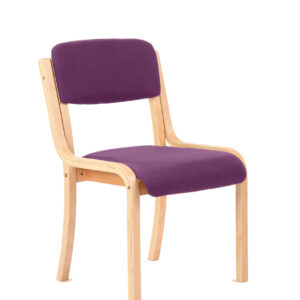 Madrid Wooden Frame Visitor Chair with Arms - Image 18