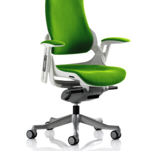 Zure High Back White Shell Executive Office Chair with Arms - Image 51