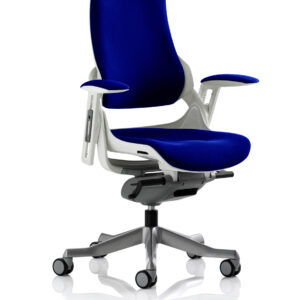 Zure High Back White Shell Executive Office Chair with Arms - Image 52