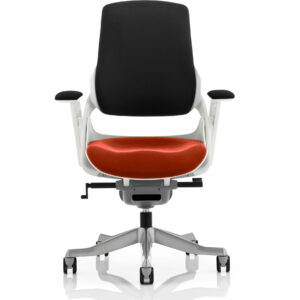 Zure High Back White Shell Executive Office Chair with Arms - Image 62