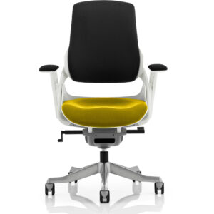 Zure High Back White Shell Executive Office Chair with Arms - Image 63
