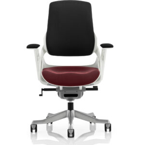Zure High Back White Shell Executive Office Chair with Arms - Image 64