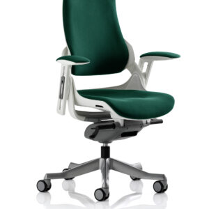Zure High Back White Shell Executive Office Chair with Arms - Image 71