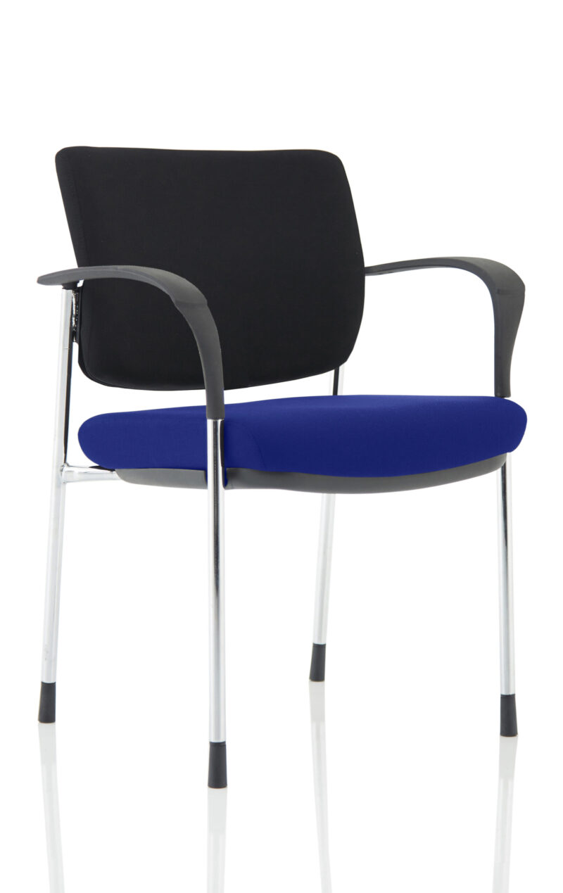 Brunswick Deluxe Medium Back Stacking Visitor Office Chair with Arms - Image 14