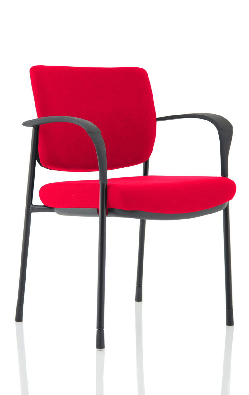 Brunswick Deluxe Medium Back Stacking Visitor Office Chair with Arms - Image 17