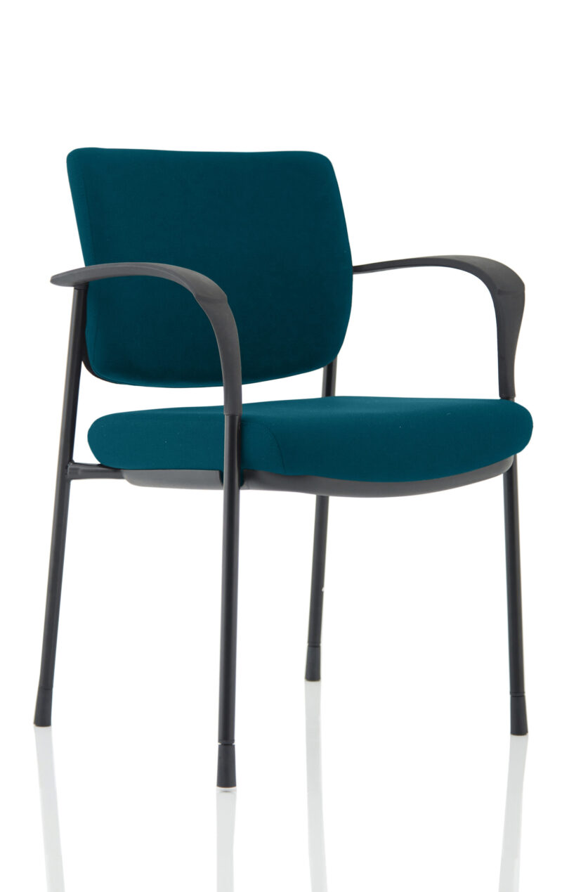 Brunswick Deluxe Medium Back Stacking Visitor Office Chair with Arms - Image 19