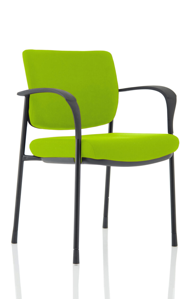 Brunswick Deluxe Medium Back Stacking Visitor Office Chair with Arms - Image 20