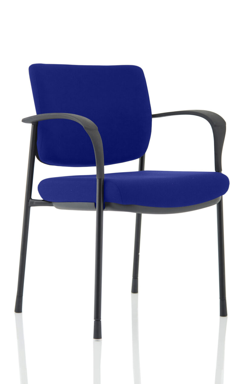 Brunswick Deluxe Medium Back Stacking Visitor Office Chair with Arms - Image 22