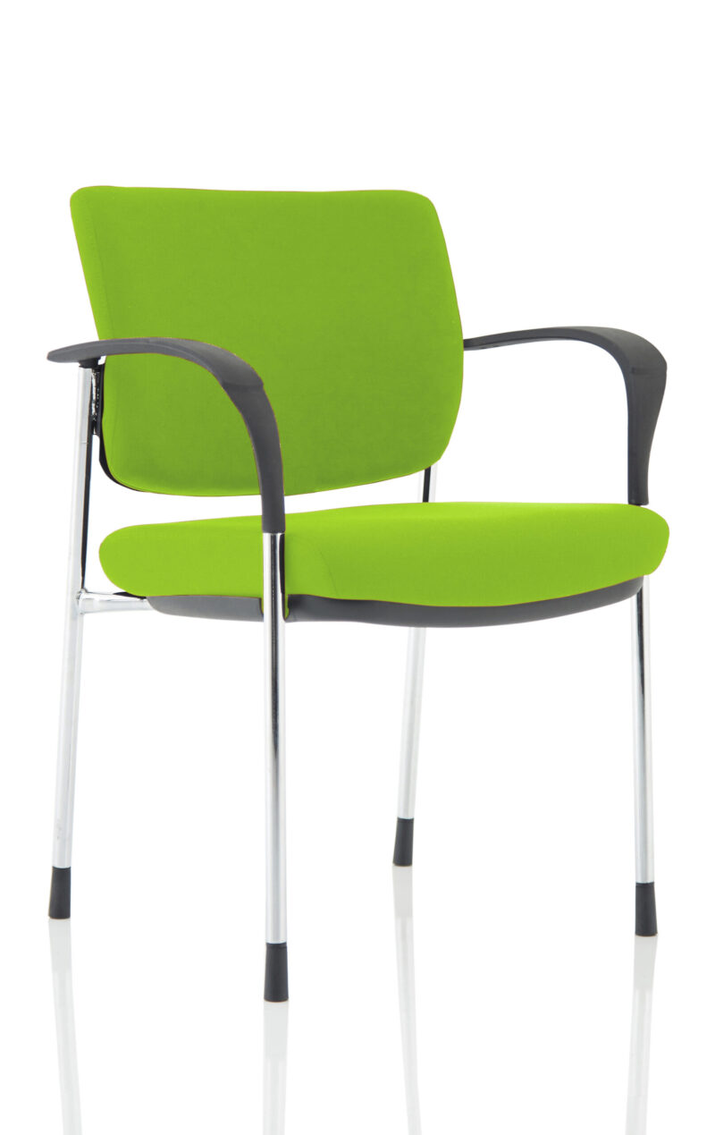 Brunswick Deluxe Medium Back Stacking Visitor Office Chair with Arms - Image 28
