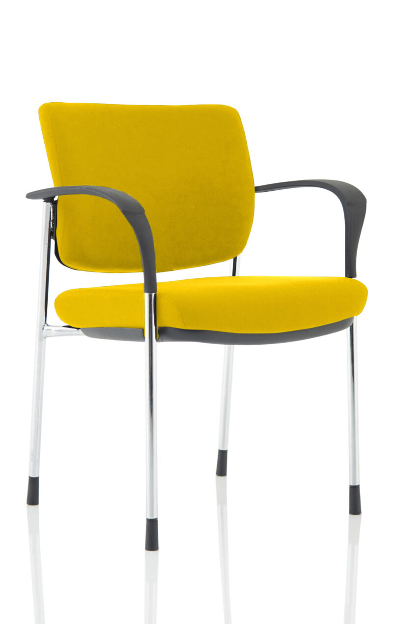 Brunswick Deluxe Medium Back Stacking Visitor Office Chair with Arms - Image 29