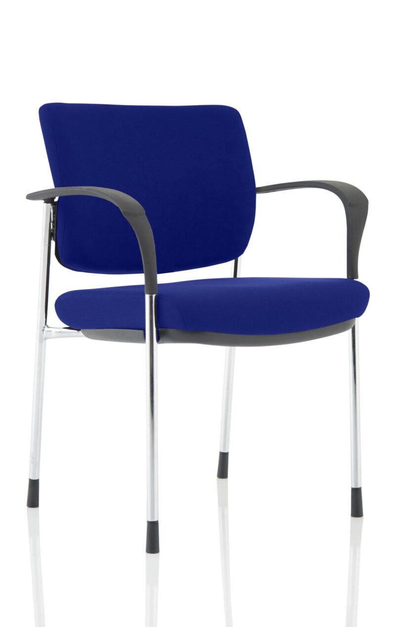Brunswick Deluxe Medium Back Stacking Visitor Office Chair with Arms - Image 30