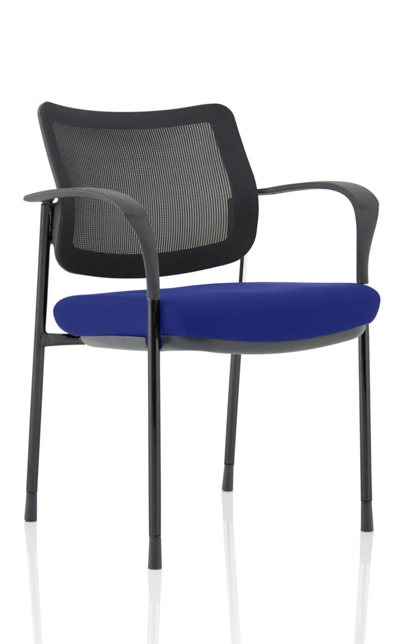 Brunswick Deluxe Medium Back Stacking Visitor Office Chair with Arms - Image 43