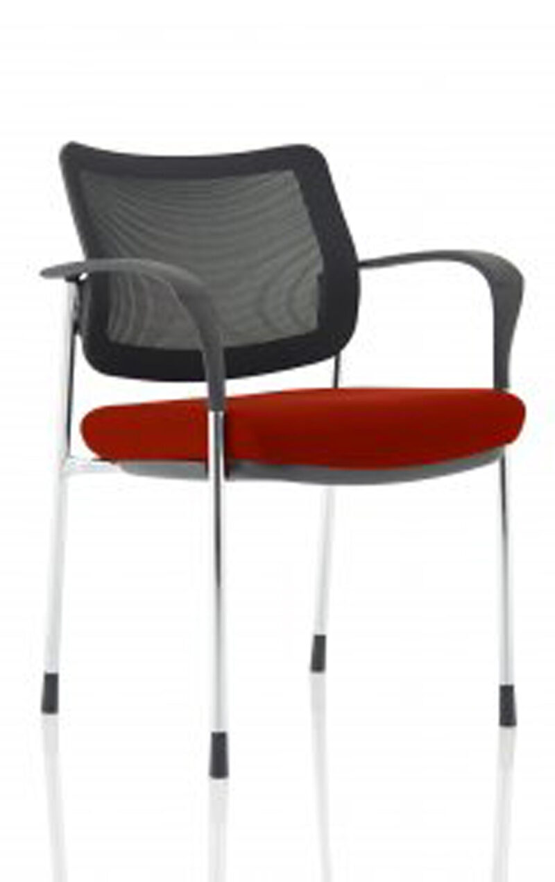 Brunswick Deluxe Medium Back Stacking Visitor Office Chair with Arms - Image 49