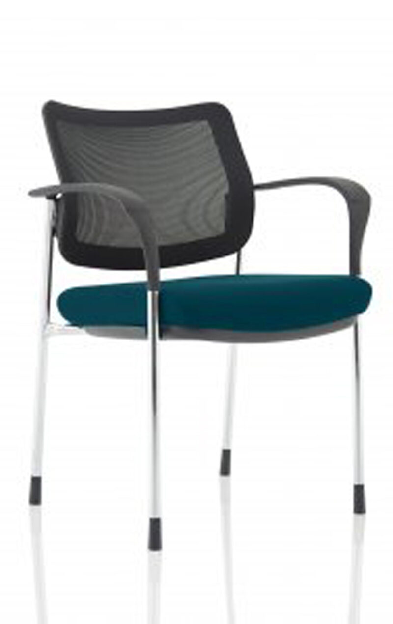 Brunswick Deluxe Medium Back Stacking Visitor Office Chair with Arms - Image 50