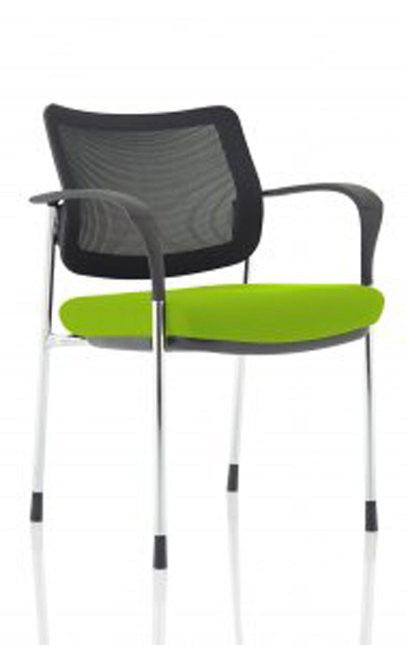 Brunswick Deluxe Medium Back Stacking Visitor Office Chair with Arms - Image 51