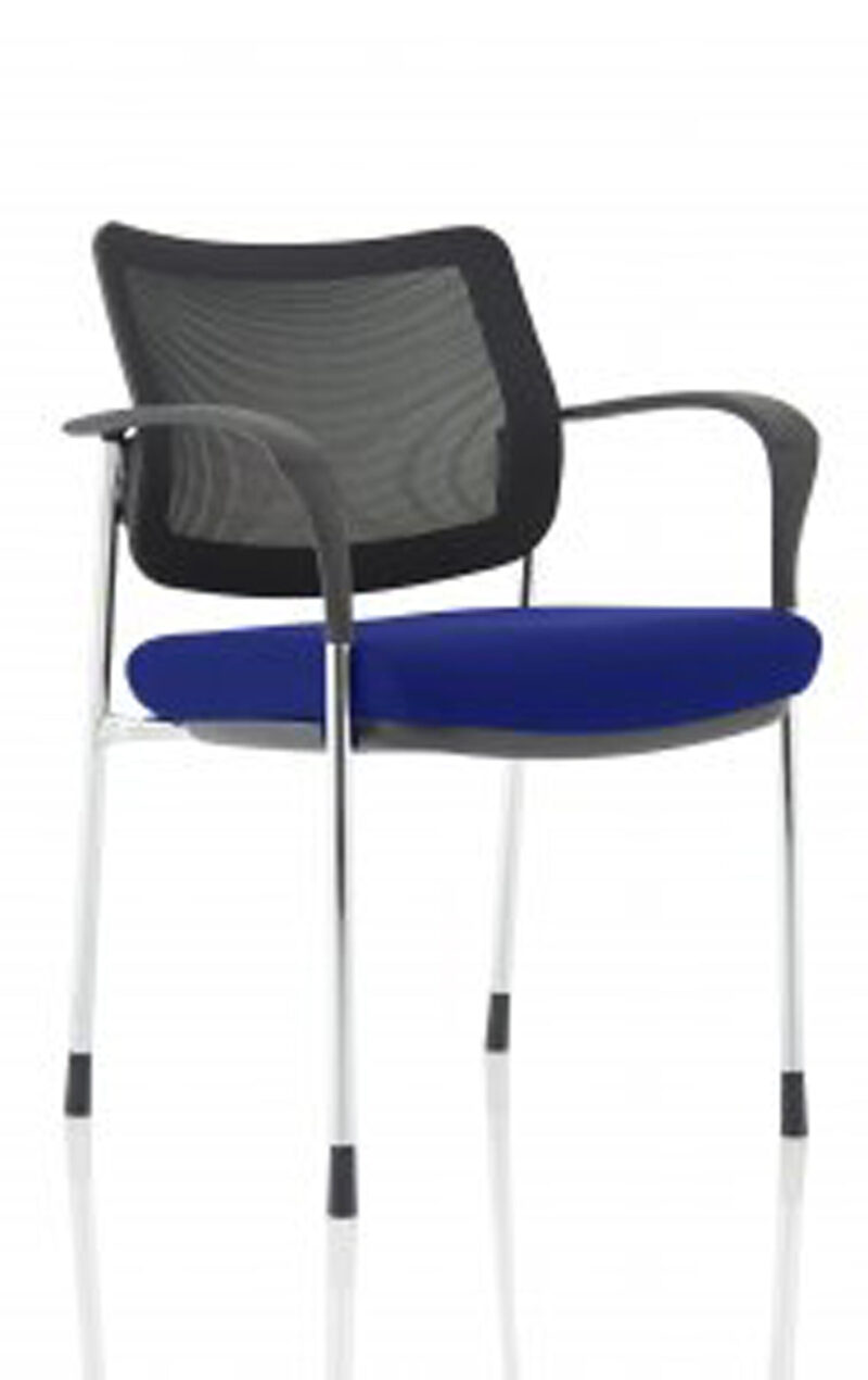 Brunswick Deluxe Medium Back Stacking Visitor Office Chair with Arms - Image 53