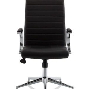 Ezra Medium Back Leather Executive Office Chair with Arms - Image 9