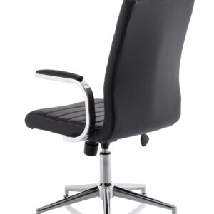 Ezra Medium Back Leather Executive Office Chair with Arms - Image 12