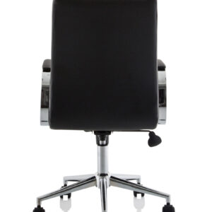 Ezra Medium Back Leather Executive Office Chair with Arms - Image 39