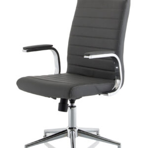 Ezra Medium Back Leather Executive Office Chair with Arms - Image 46