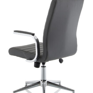 Ezra Medium Back Leather Executive Office Chair with Arms - Image 48