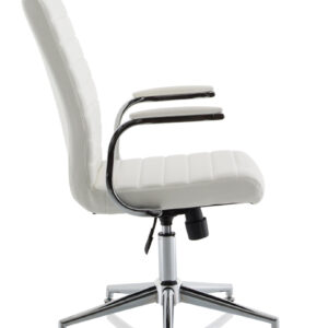 Ezra Medium Back Leather Executive Office Chair with Arms - Image 27