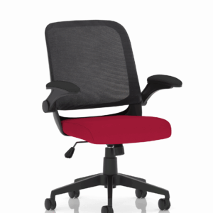 Crew Task Operator Mesh Chair With Folding Arms - Image 9