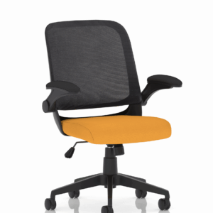 Crew Task Operator Mesh Chair With Folding Arms - Image 13