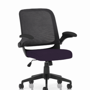 Crew Task Operator Mesh Chair With Folding Arms - Image 16