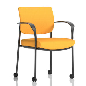 Brunswick Deluxe Medium Back Visitor Office Chair with Arms with Castors - Image 21