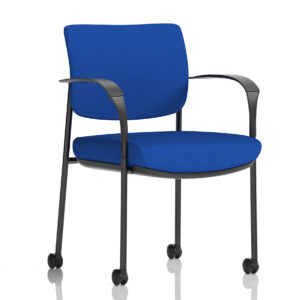 Brunswick Deluxe Medium Back Visitor Office Chair with Arms with Castors - Image 22