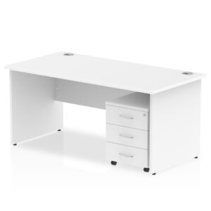 Impulse Panel End Straight Desk With Mobile Pedestal - Image 48