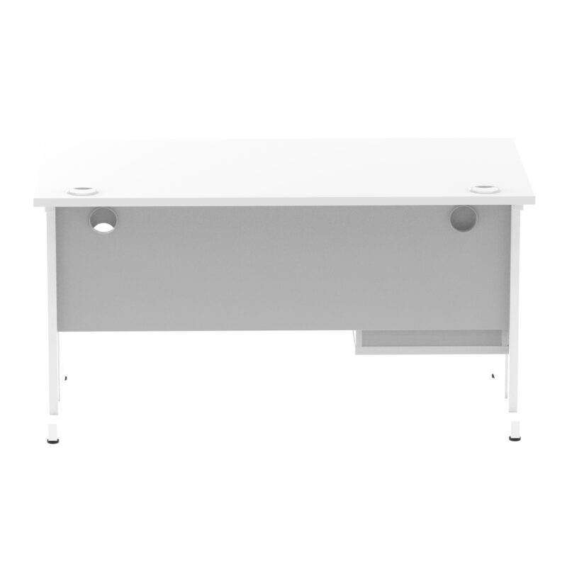 Impulse 1400mm Cantilever Straight Desk With Single Fixed Pedestal - Image 55