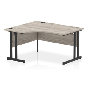 Impulse 1400mm Left Crescent Desk Cantilever Leg - Image 14