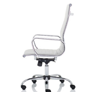 Nola Black Leather Executive Office Chair with Arms - Image 15