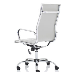 Nola Black Leather Executive Office Chair with Arms - Image 16