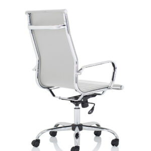 Nola Black Leather Executive Office Chair with Arms - Image 18