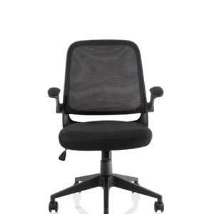 Crew Task Operator Mesh Chair With Folding Arms - Image 2