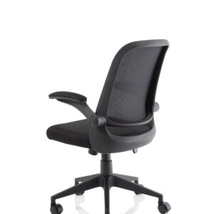 Crew Task Operator Mesh Chair With Folding Arms - Image 5