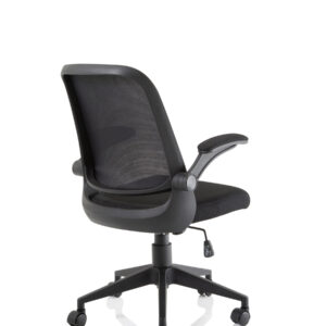 Crew Task Operator Mesh Chair With Folding Arms - Image 7