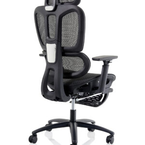Horizon Executive Mesh Chair With Height Adjustable Arms and Footrest - Image 7