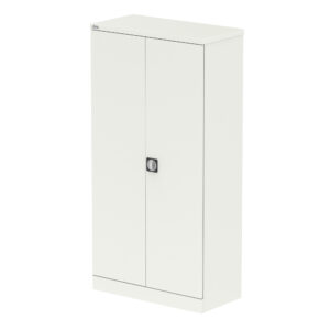 Qube Stationery 2-Door Cupboard With Shelves - Image 6