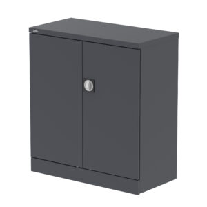 Qube Stationery 2-Door Cupboard With Shelves - Image 8