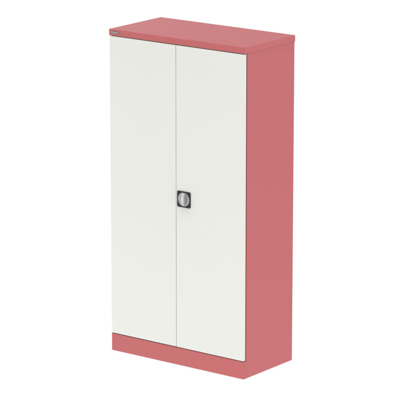 Qube Stationery 2-Door Cupboard With Shelves - Image 46