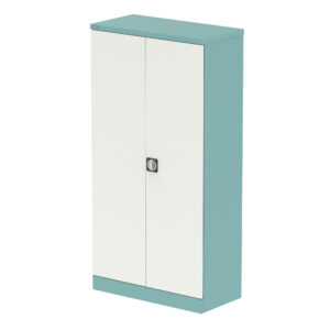 Qube Stationery 2-Door Cupboard With Shelves - Image 49